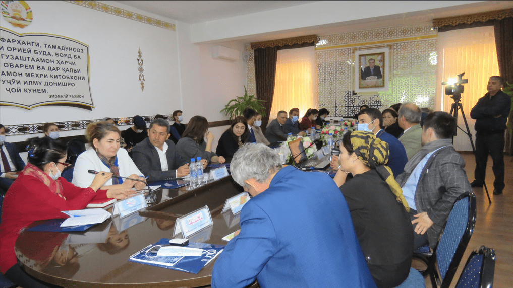 Пресс-конференция в НОУ «Медико-социальном институте Таджикистана»