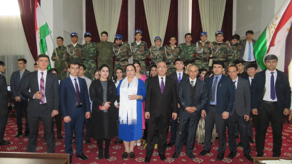 Празднование Дня Национальной Армии в НОУ «Медико-социальном институте Таджикистана»